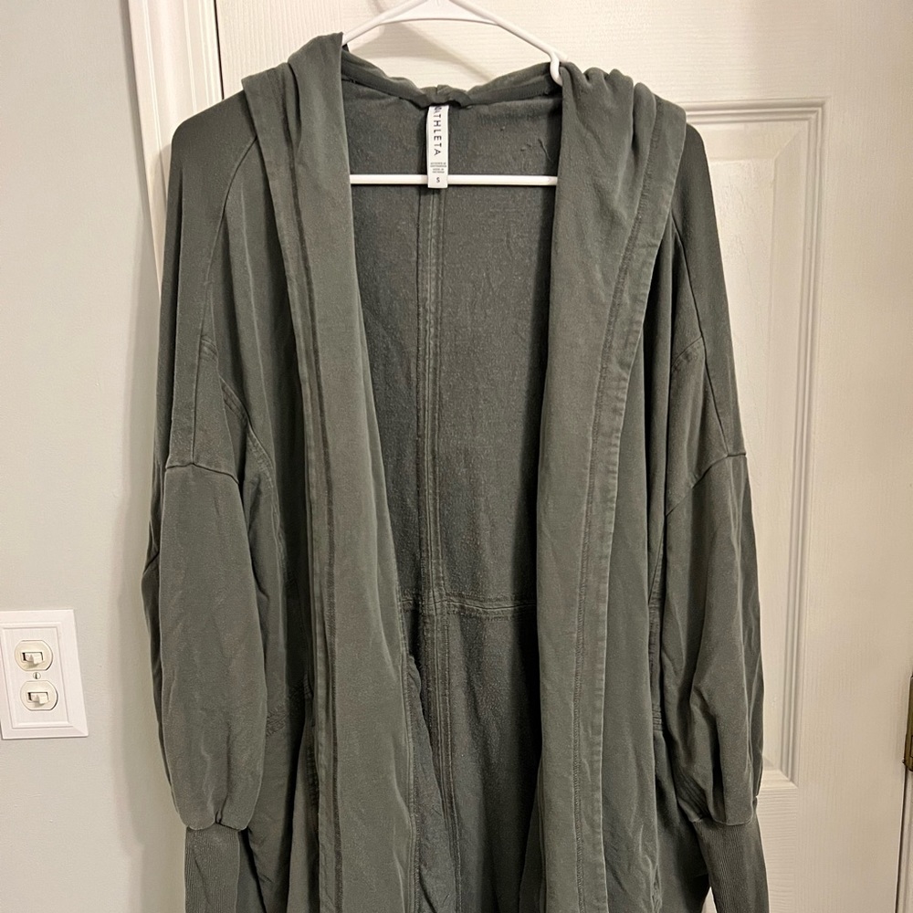 Athleta oversized hooded cardigan